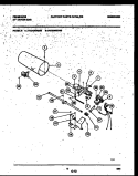 BURNER, IGNITER AND VALVE Diagram and Parts List for FDG336RBS0  Frigidaire Dryer
