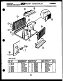UNIT PARTS Diagram and Parts List for A05LH5F1  Frigidaire Air Conditioner