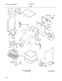 BODY Diagram and Parts List for CRE3530LWE  Crosley Range