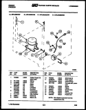 SYSTEM PARTS Diagram and Parts List for UFL2483CW7  Frigidaire Freezer