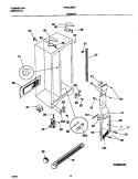 CABINET Diagram and Parts List for GRS20ZRHW4  Gibson Refrigerator