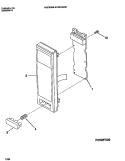 MICROWAVE CONTROL PANEL Diagram and Parts List for FEB796CBBA  Frigidaire Microwave Oven Combo