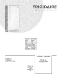 COVER Diagram and Parts List for FFU21F5HWN  Frigidaire Freezer