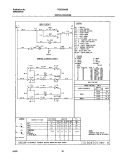 WIRING DIAGRAM Diagram and Parts List for FES300ASB  Frigidaire Range
