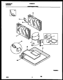 COMPRESSOR PARTS Diagram and Parts List for FAS256T2A1  Frigidaire Air Conditioner