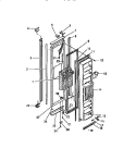 FREEZER COMPARTMENT DOOR Diagram and Parts List for FPE26VWCL0  Frigidaire Refrigerator