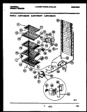 SYSTEM AND ELECTRICAL PARTS Diagram and Parts List for MFU14M2AW0  Tappan Freezer