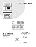 COVER Diagram and Parts List for PLCF489CCF  Frigidaire Range
