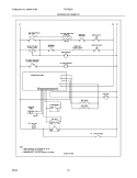 WIRING SCHEMATIC Diagram and Parts List for FEFS66DQA  Frigidaire Range