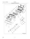 Part Location Diagram of 5304478107 Frigidaire LOUVER