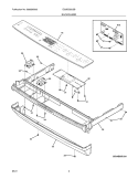 BACKGUARD Diagram and Parts List for EI30ES55JSB  Electrolux Range