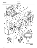 ICE MAKER Diagram and Parts List for FRS26ZXHD2  Frigidaire Refrigerator