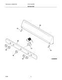 BACKGUARD Diagram and Parts List for CRG3110GWBD  Crosley Range