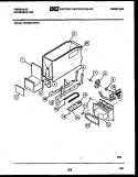 ICE DISPENSER Diagram and Parts List for FPCE22VWPW1  Frigidaire Refrigerator