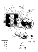 DRUM Diagram and Parts List for GDD15A1D5  Frigidaire Dryer