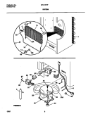 SYSTEM Diagram and Parts List for MFU16F7FW0  Frigidaire Freezer