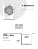 COVER Diagram and Parts List for EWMED65IRR0  Electrolux Dryer