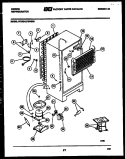 SYSTEM AND AUTOMATIC DEFROST PARTS Diagram and Parts List for RT12F3WS2B  Gibson Refrigerator