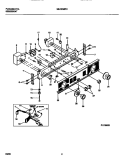 CONSOLE AND CONTROLS Diagram and Parts List for MLCE52RCS1  Frigidaire Washer