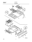TOP / DRAWER Diagram and Parts List for MGF316WGSK  Uni Range