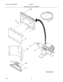 CONTROLS & ICE DISPENSER Diagram and Parts List for E23BC78IPS5  Electrolux Refrigerator