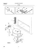 SYSTEM Diagram and Parts List for FFC13C4AW2  Frigidaire Freezer