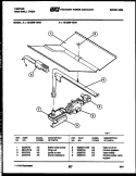 GAS CONTROL Diagram and Parts List for 12-2299-00-03  Tappan Wall Oven