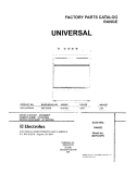 COVER Diagram and Parts List for MEF305PBWM  Uni Range
