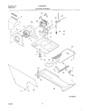 DRY MTR, BELT Diagram and Parts List for GLSE62RHS1  Gibson Washer Dryer Combo