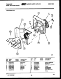 AIR HANDLING PARTS Diagram and Parts List for A08LH5L3  Frigidaire Air Conditioner
