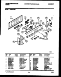 Part Location Diagram of 316014000 Frigidaire PANEL-CONTROL
