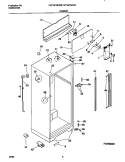 CABINET Diagram and Parts List for FRT18TNCD6  Frigidaire Refrigerator