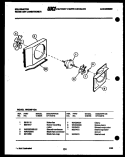 AIR HANDLING PARTS Diagram and Parts List for MH208F1QA  Kelvinator Air Conditioner