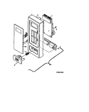 CONTROL PANEL Diagram and Parts List for TMT118U1B0  Tappan Microwave