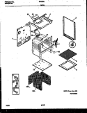BODY PARTS Diagram and Parts List for G31BPNW6  Frigidaire Range