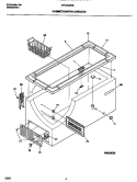 CABINET / CONTROL / SHELVES Diagram and Parts List for MFC20M4BW3  Frigidaire Freezer