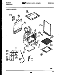 BODY PARTS Diagram and Parts List for 30-3350-00-02  Tappan Range