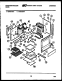 BODY PARTS Diagram and Parts List for GF980KXW3  Frigidaire Range