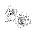 LOCK MECHANISM Diagram and Parts List for KM175HXM  Frigidaire Microwave
