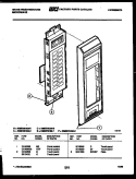 PANEL CONTROL Diagram and Parts List for KM935KXM0  Frigidaire Microwave