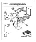 BODY Diagram and Parts List for MGF334WGSD  Frigidaire Range