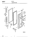 Part Location Diagram of 215100019 Frigidaire HANDLE END