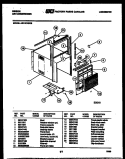 CABINET PARTS Diagram and Parts List for AS10C4SVB  Gibson Air Conditioner