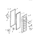 Part Location Diagram of 215361418 Frigidaire TRIM-HANDLE