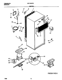 SYSTEM Diagram and Parts List for MRT15CNED3  Frigidaire Refrigerator