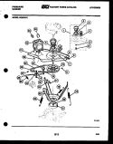 MOTOR AND IDLER ARM CLUTCH Diagram and Parts List for WCSFW0  Frigidaire Washer