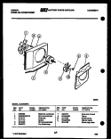 AIR HANDLING PARTS Diagram and Parts List for AL04A2NVA  Gibson Air Conditioner