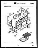 BODY PARTS Diagram and Parts List for 32-1004-00-01  Tappan Range
