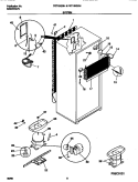 SYSTEM Diagram and Parts List for FRT18IQGHD0  Frigidaire Refrigerator