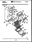 CABINET PARTS Diagram and Parts List for ATC150HK1  Frigidaire Refrigerator